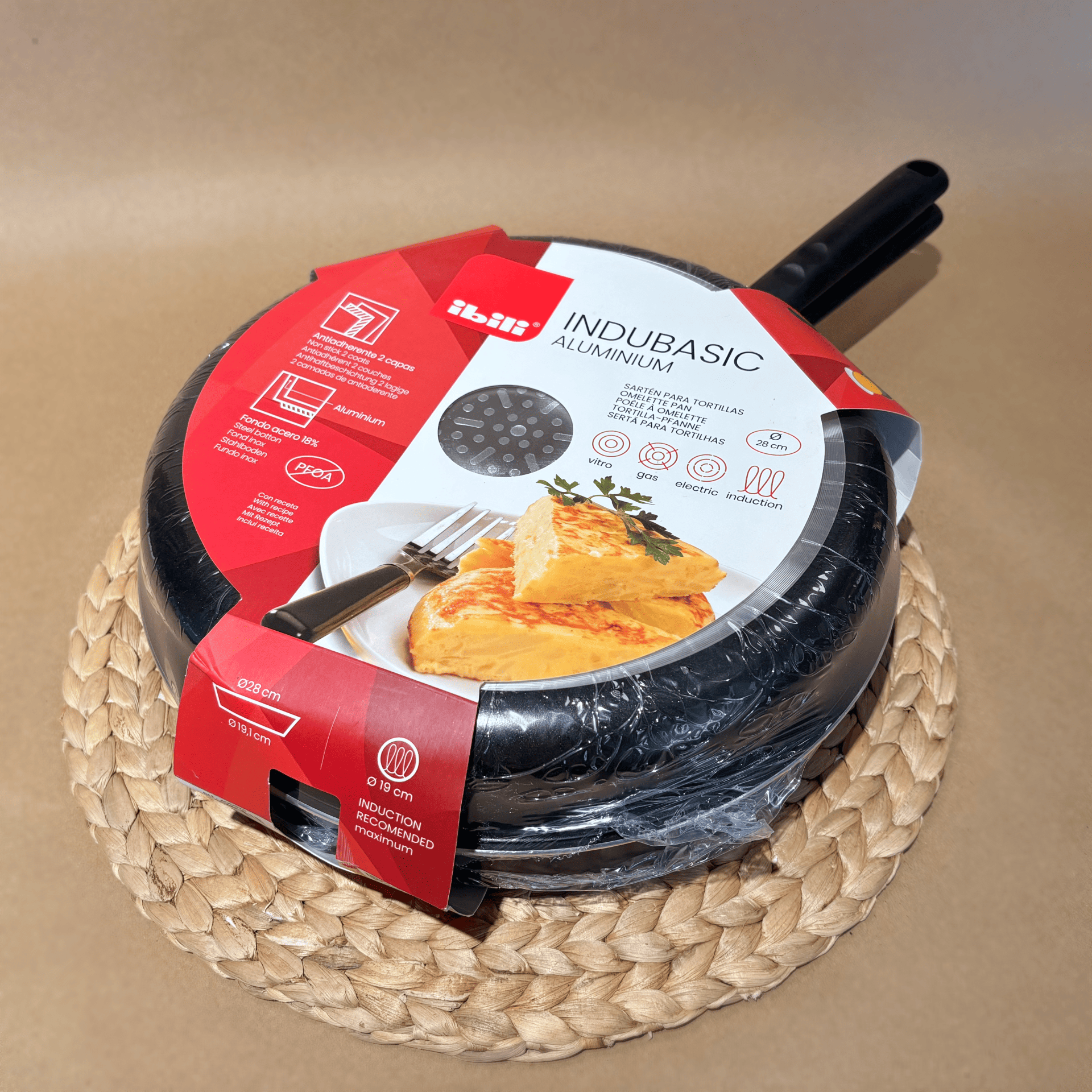 Sarten para Tortillas Indubasic ø28cm