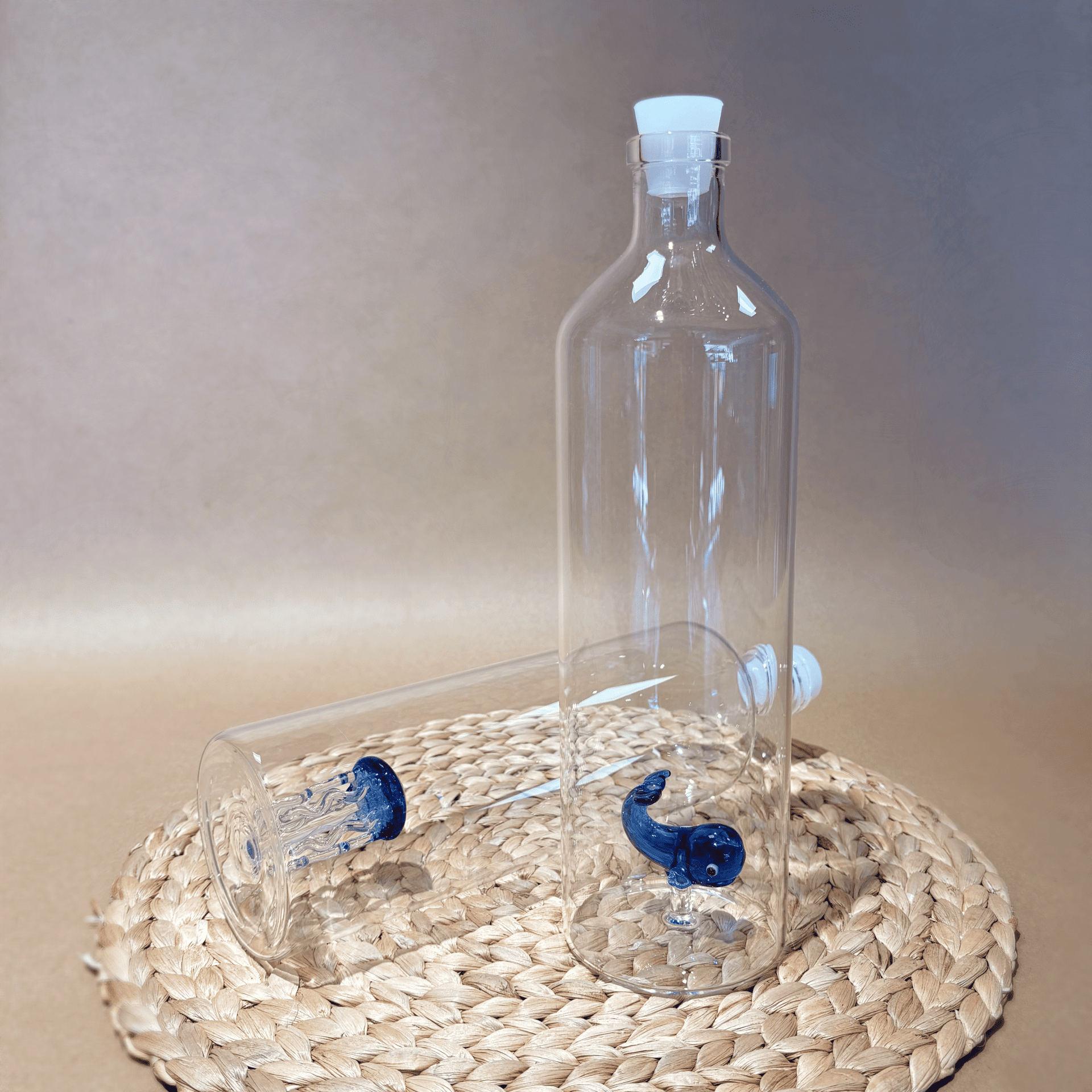 Botella de Cristal Ballena 1,2L