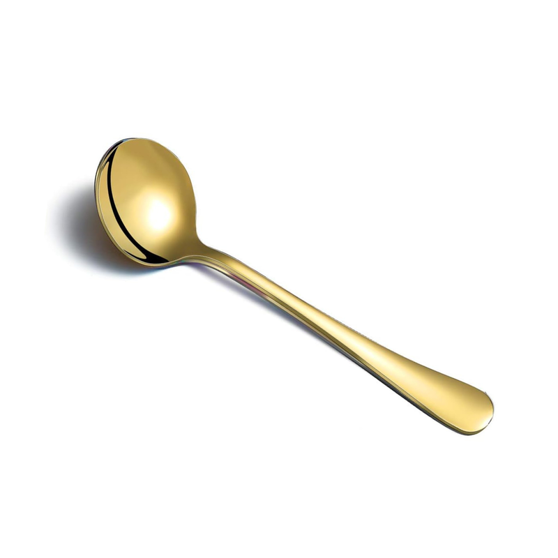 Cuchara para Sopa Oro Inox