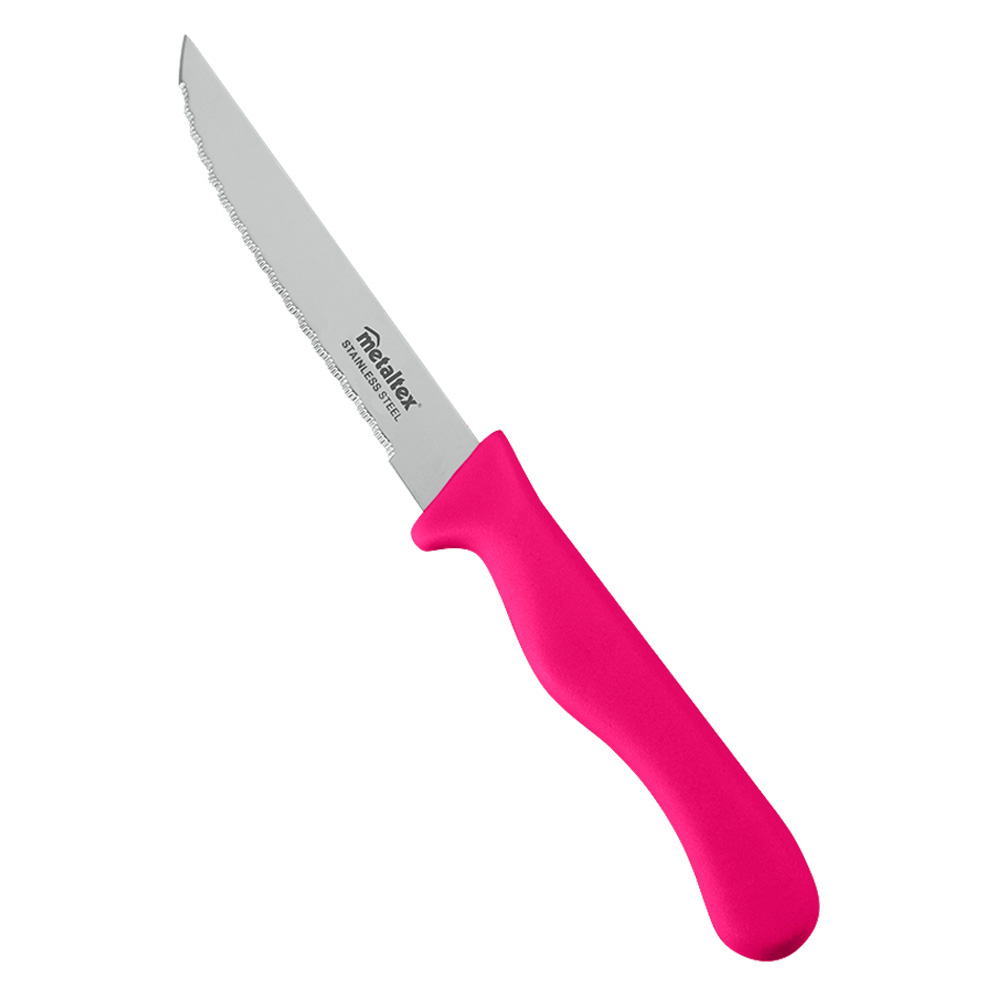 Cuchillo Chuletero Fucsia