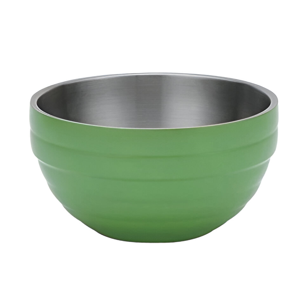 Bol Doble Pared Inox Verde ø24,1 cm
