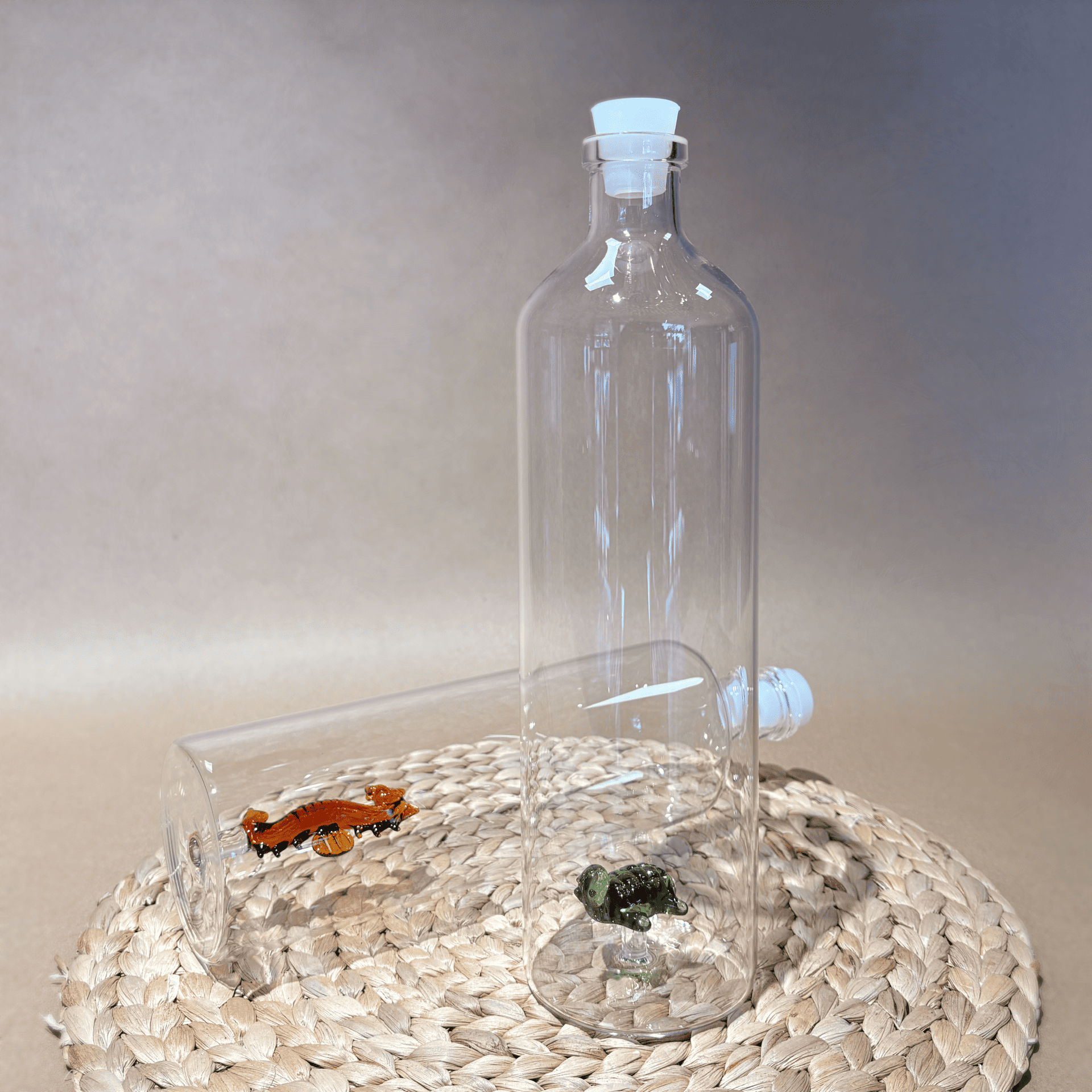 Botella de Cristal Tortuga 1,2L