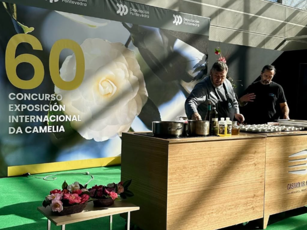 showcooking con camelias en expo Camelia