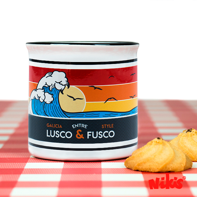 Taza `Entre Lusco e Fusco` Vintage