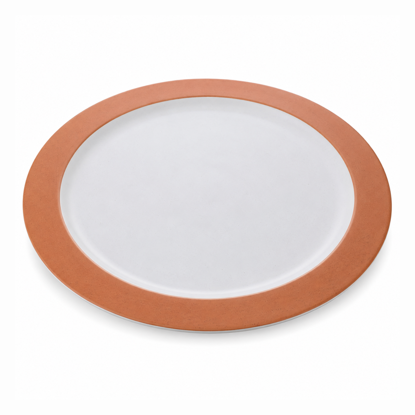 Plato Llano Melamina Terracota ø28 cm