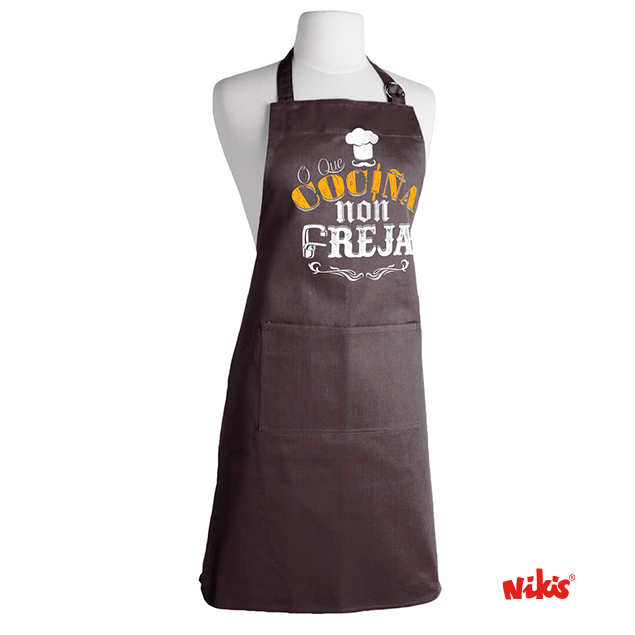 Delantal `O que cociña non freja`