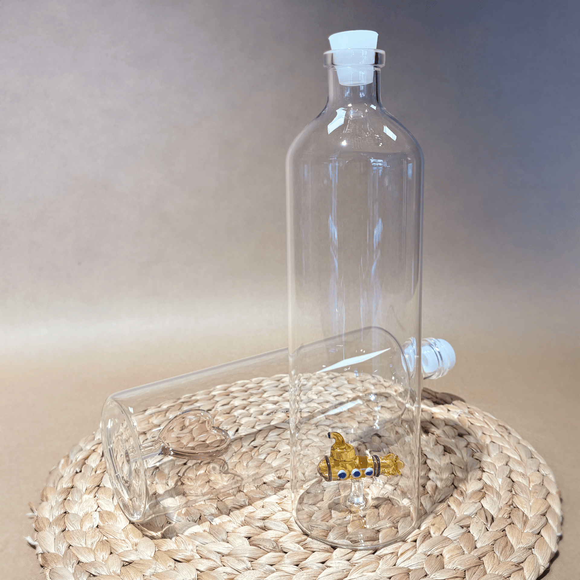 Botella de Cristal Submarino 1,2L