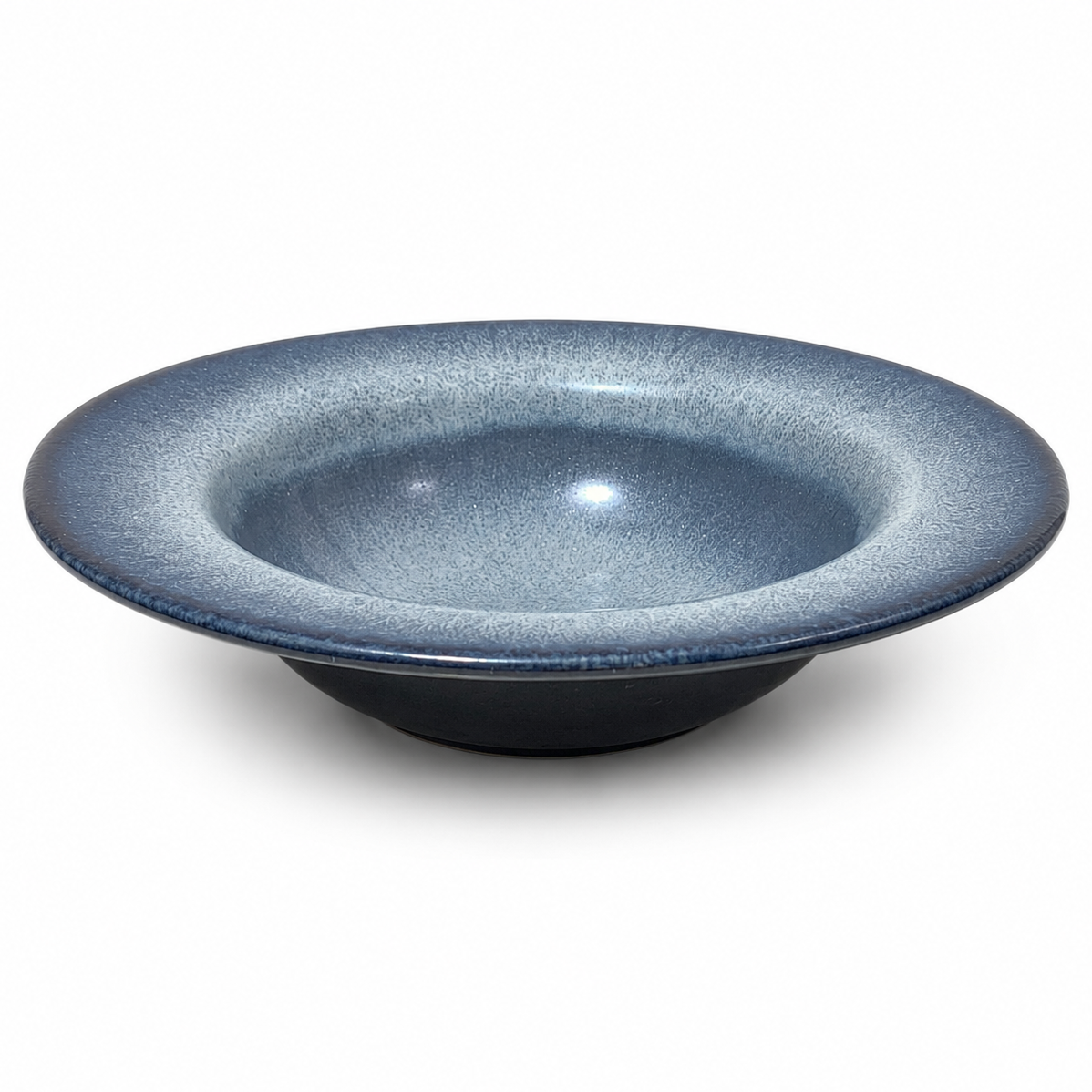 Plato Hondo Gris Borde Ancho ø22cm