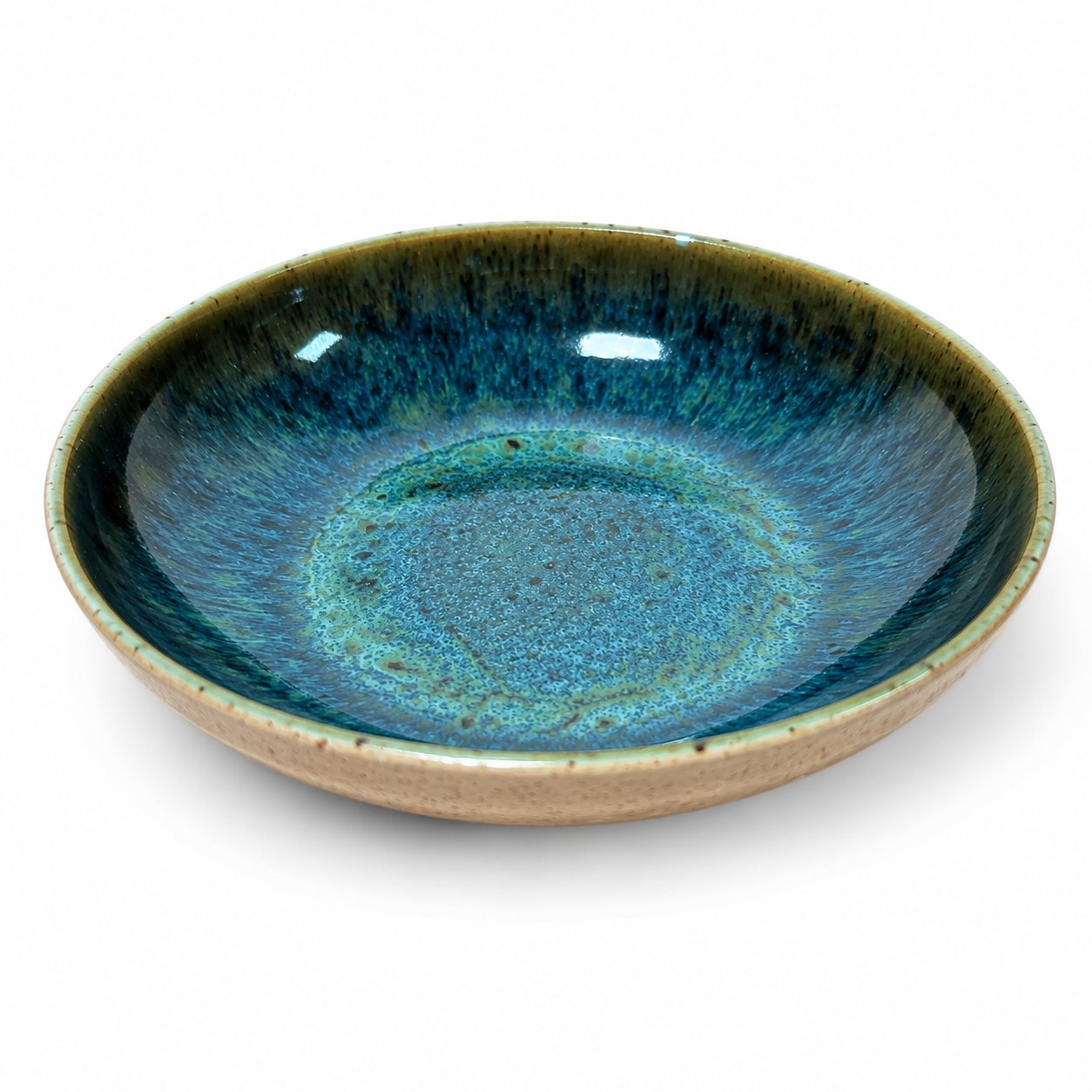 Platito Verde/Beige ø16,5cm
