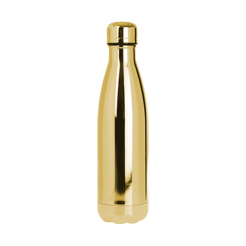 Botella Termo Doble Pared Oro 500 ml