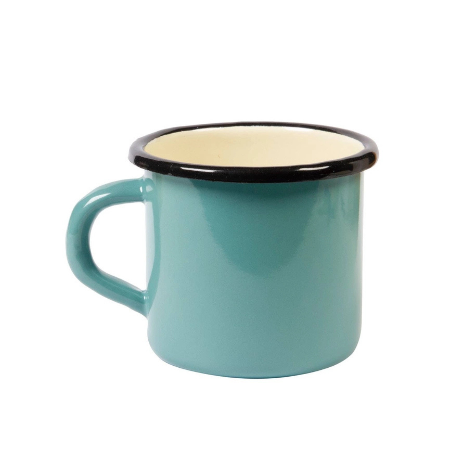 Taza Metal Esmaltado Azul