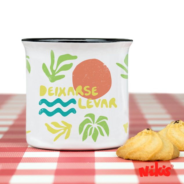 Taza `Deixarse Levar` Vintage